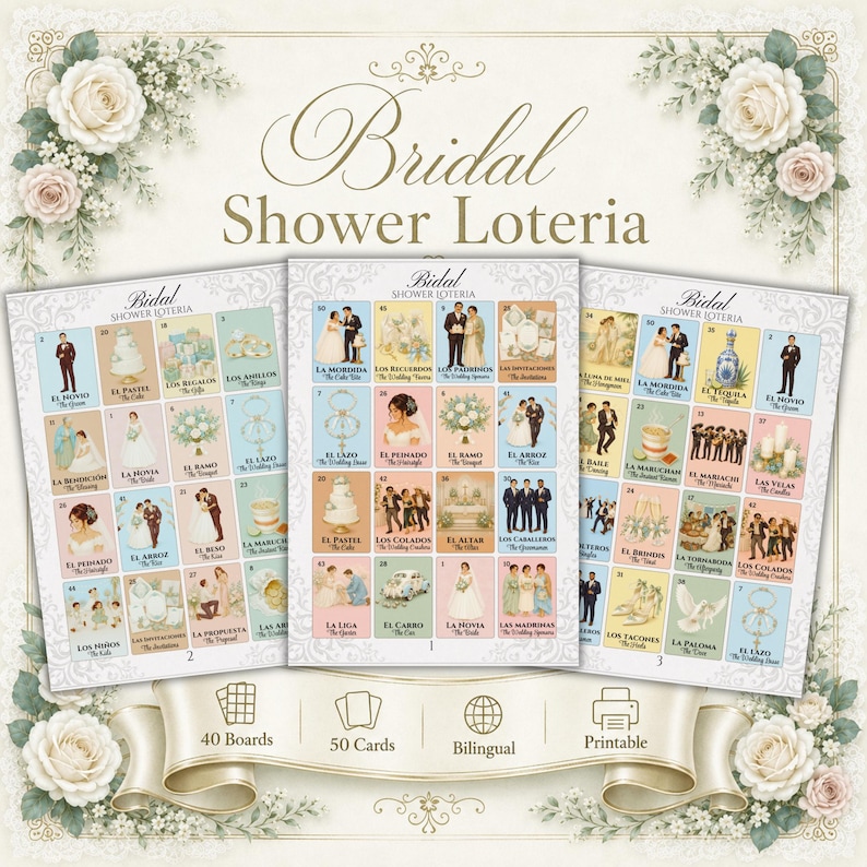 Bridal Shower Lotería