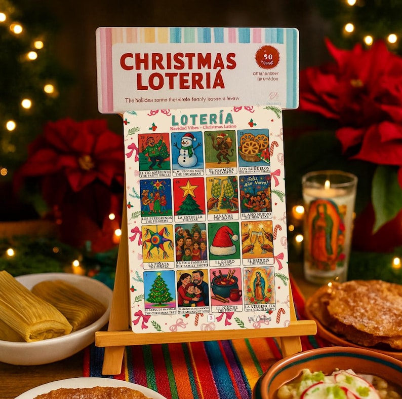 Latino Christmas Lotería